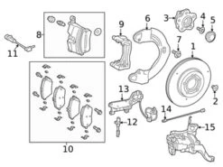 Genuine Mercedes 2479050000 ABS Wheel Speed Sensor; Rear Left/Right - Mercedes