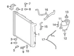 Genuine Mercedes 4635000305 Engine Coolant Overflow Hose - Mercedes