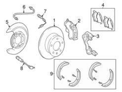 Genuine Mercedes 4635402017 ABS Wheel Speed Sensor; Rear Right - Mercedes