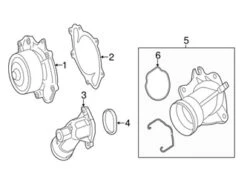 Genuine Mercedes 6422000756 Coolant Outlet Flange - Mercedes